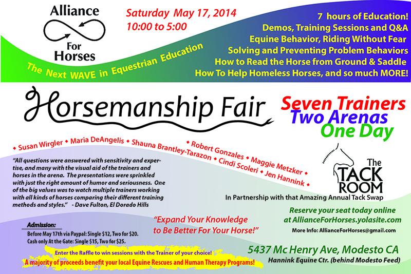 Horsemanship Fair & Tack Swap - May 17th